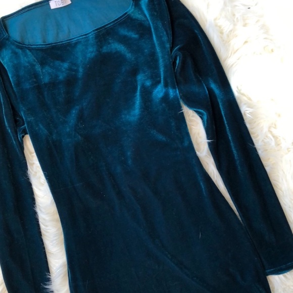 Velvet cocktail dress - Picture 1 of 5